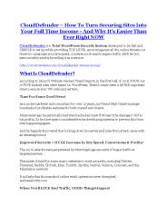 CloudDefender Review & (Secret) $22,300 bonus