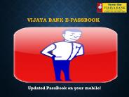 Vijaya Bank EPassbook+