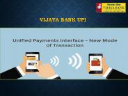 Vijaya Bank UPI (Unified Payment Interface)