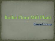 Roller Flour Mill Plant