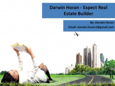 Darwin Horan - Expect Real Estate Builder
