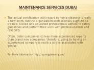 maintenance services dubai