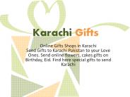 Send Gifts to Karachi