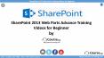 SharePoint 2013 Web Parts Advance Training Videos for Beginner PowerPoint PPT Presentation