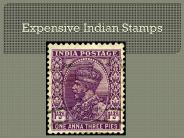 Expensive Indian Stamps