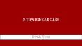 5 Car Care tips by BookMyTime PowerPoint PPT Presentation