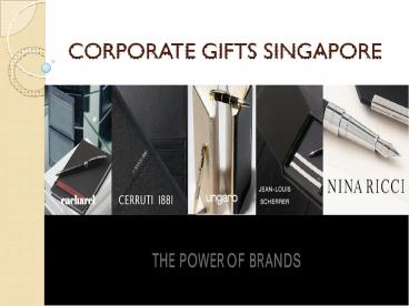 Corporate Gifts Singapore & Corporate Gift