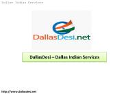 DallasDesi – Dallas Indian Services