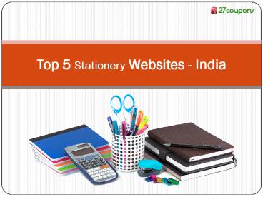 Top 5 stationery websites