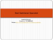 Best Vashikaran Specialist