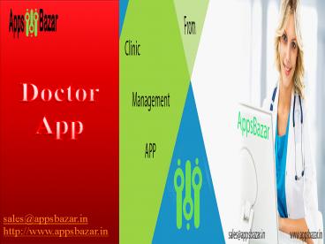 AppsBazar-Doctor App