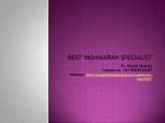 Best Vashikaran specialist