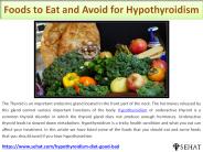 Foods to Eat and Avoid for Hypothyroidism | Sehat