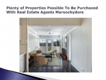 Maroochydore Real Estate Agents