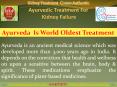 Ayurvedic kidney disease treatment in Ayurveda