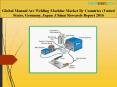 Global Manual Arc Welding Machine Market By Countries (United States, Germany, Japan ,China) Research Report 2016 PowerPoint PPT Presentation