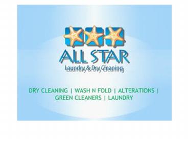 Lakewood Ranch Drycleaners - www.allstarlaundry.com