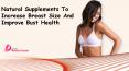 Natural Supplements To Increase Breast Size And Improve Bust Health PowerPoint PPT Presentation