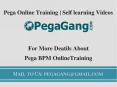 PegaGang - Pega BPM Online Training PowerPoint PPT Presentation