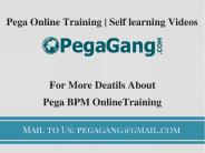 PegaGang - Pega BPM Online Training