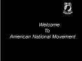 American National Movement PowerPoint PPT Presentation