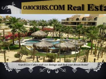 Cabocribs.com Real Estate PPT