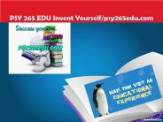 PSY 265 EDU Invent Yourself/psy265edu.com