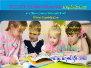 HCS 539 Endless Education /uophelp.com