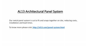 Aluminum Composite Panel