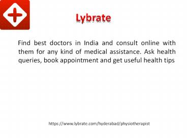Best Physiotherapist in Hyderabad | Lybrate