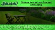 Landscaping Services_Jans Lawn Care