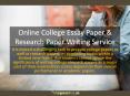 Online College Essay Paper & Research Paper Writing Service PowerPoint PPT Presentation