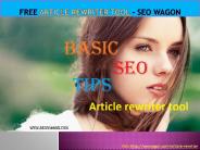 Free Article Rewriter Tool - SEO WAGON