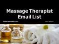 Massage Therapist Email List PowerPoint PPT Presentation