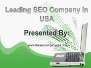 Leading SEO Company In USA