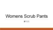 Womens scrub pants