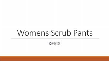 Womens scrub pants (1)