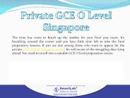A level preparatory course singapore