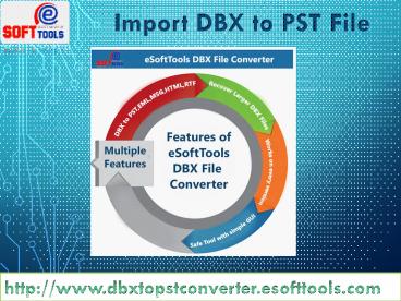 Import DBX to PST File