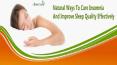 Natural Ways To Cure Insomnia And Improve Sleep Quality Effectively PowerPoint PPT Presentation