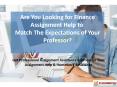 Top Quality Finance Assignment Help from Experts PowerPoint PPT Presentation