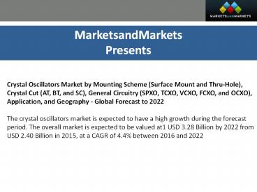 Crystal Oscillator Market  by General Circuitry (SPXO, TCXO, VCXO, FCXO, and OCXO) Global Forecast