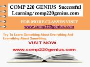 COMP 220 GENIUS  Successful Learning/comp220genius.com