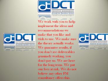 Peartree Cleaning Service at DCT Facilities