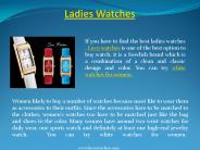 Ladies Watches