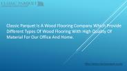 parquet flooring
