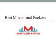 Best Movers and Packers