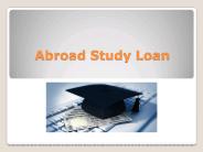 Abroad Study Loan