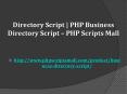 Directory Script | PHP Business Directory Script – PHP Scripts Mall PowerPoint PPT Presentation