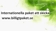 Internationella Paket Att Skicka | billigtpaket